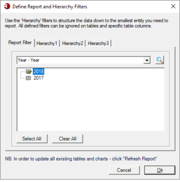Report Filters